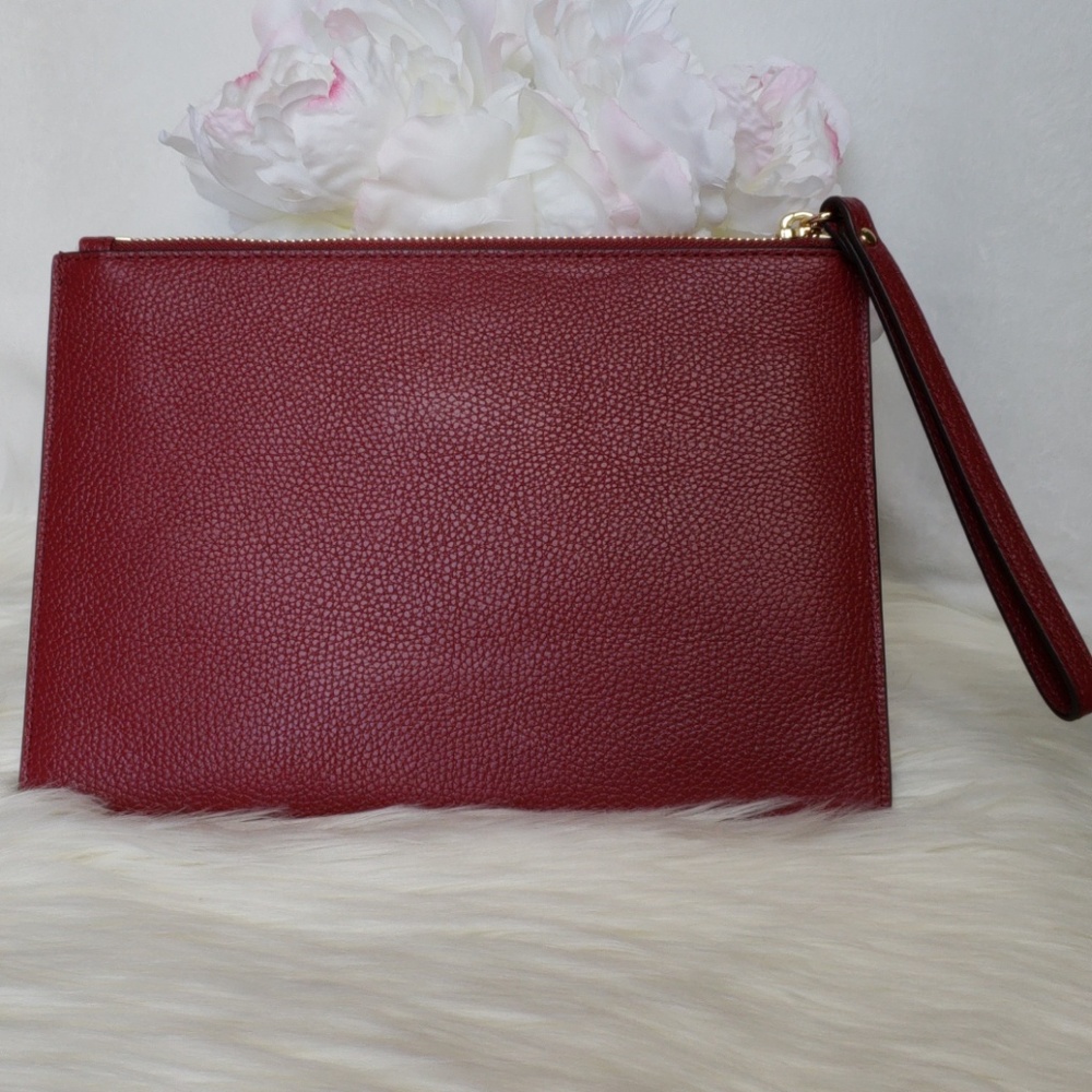 Michael Kors Jet Set Travel XL Zip Clutch Mulberry - Picture 4 of 7